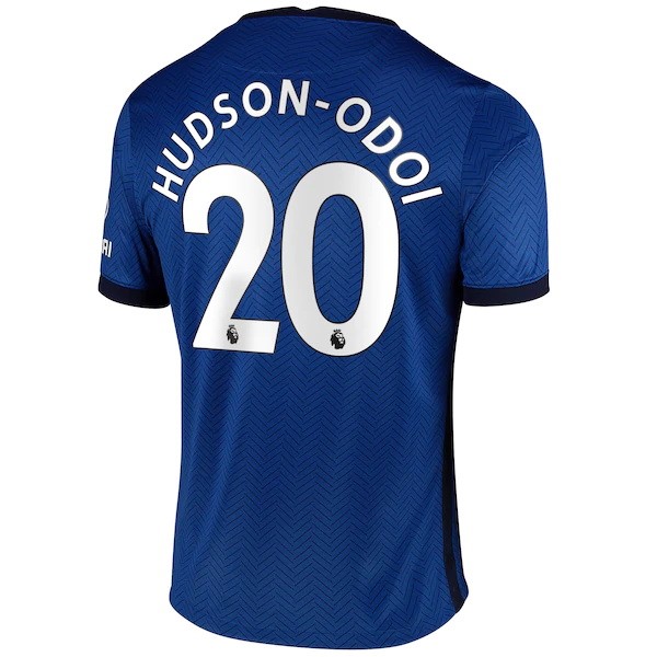 Maillot Football Chelsea NO.20 Hudson Odoi Domicile 2020-21 Bleu